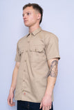 Camisa beige Dickies Talla S 2