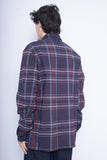 Camisa escocesa morado Lululemon Talla XL 3