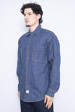 Camisa denim azul levi strauss signature Talla M 2