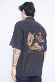 Camisa negro luau Talla S 3