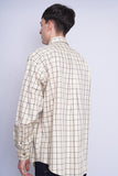 Camisa cuadrille beige brooks brother Talla L 3
