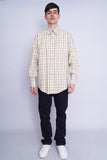 Camisa cuadrille beige brooks brother Talla L 4