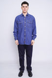 Camisa denim azul genuine dickies Talla M 4