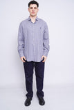 Camisa cuadrille azul/gris Polo Ralph Lauren Talla 4