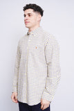 Camisa cuadrille amarillo/azul ralph lauren Talla 2