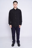 Camisa negro Calvin Klein Jeans Talla S 4
