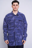 Camisa camuflaje azul GAP Talla XL 1