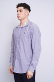 Camisa cuadrille azul burberry london Talla L 2