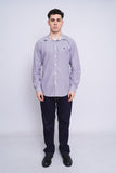 Camisa cuadrille azul burberry london Talla L 4