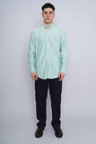 Camisa verde agua Tommy Hilfiger Talla L 4