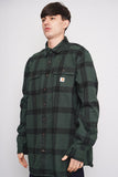 Camisa escocesa verde ADIDAS Talla XL 2