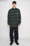 Camisa escocesa verde ADIDAS Talla XL 4