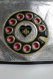 Cartera plateado BETSEY JOHNSON Talla TU 4