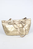 Cartera dorado Coach Talla TU 3