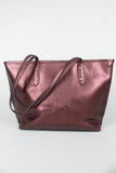 Cartera borgoña metalico Coach Talla TU 3