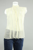 Blusa Blanco Banana Republic Talla M