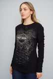Polera Negro harley davidson Talla L Image 1