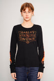 Polera Negro harley davidson Talla L Image 0