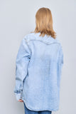 Jacket denim celeste calvin klein Talla Xl Image 2