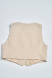 Chaqueta sin mangas  beige zara talla Xl 443