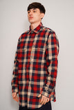 Camisa escocesa azul/rojo Carhartt Talla L Image 1