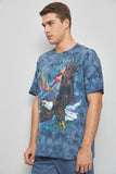 Polera casual  azul anvil talla Xl 028