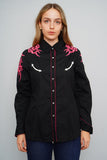Camisa Negro pankandle slim Talla L Image 0