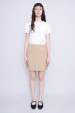 Falda beige J. CREW Talla 4 4