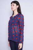 Blusa azul MODCLOTH Talla M 2