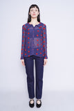 Blusa azul MODCLOTH Talla M 4
