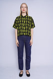 Blusa negro/verde fluor ALAB Talla L 4