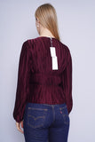 Blusa burdeo WAYS Talla S 3