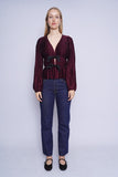 Blusa burdeo WAYS Talla S 4