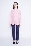 Blusa blanco/rosado BANANA REPUBLIC Talla XL 4