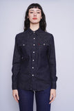 Blusa azul indigo LEVIS Talla S 1
