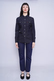 Blusa azul indigo LEVIS Talla S 4