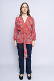 Blusa multicolor MAX STUDIO Talla L 4