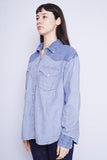 Blusa denim celeste HARLEY DAVIDSON Talla L 2
