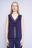 Blusa azul TOMMY HILFIGER Talla S 1
