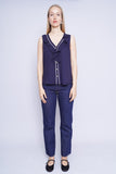 Blusa azul TOMMY HILFIGER Talla S 4