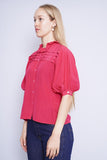 Blusa fucsia DANIELLE PHILLIPE Talla 4 2