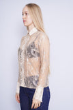 Blusa beige MAEVE Talla XS 2