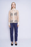 Blusa beige MAEVE Talla XS 4