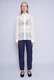 Blusa crema TOMMY HILFIGER Talla S 4