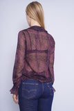 Blusa burdeo TED BAKER Talla 1 3