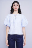 Blusa celeste/blanco KATE SPADE Talla XS 1