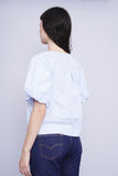 Blusa celeste/blanco KATE SPADE Talla XS 3