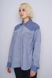 Blusa denim azul levi´s Talla L 2