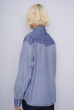 Blusa denim azul levi´s Talla L 3