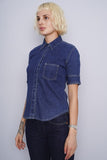 Blusa denim azul GAP Talla S 2